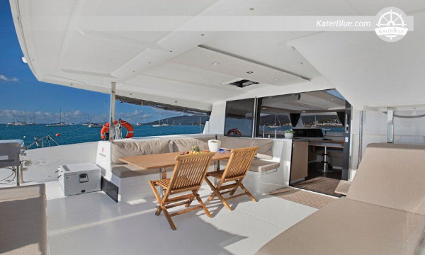 Luxus-Katamaran für wöchentliche Charter Ibiza-Spanien