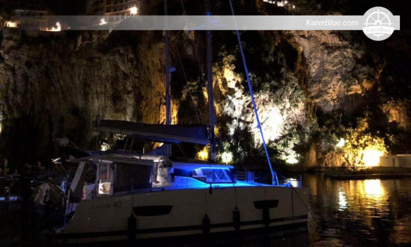 Fountain Pajot catamaran weekly charter Formentera-Spain