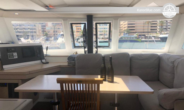 Fountain Pajot catamaran weekly charter Formentera-Spain