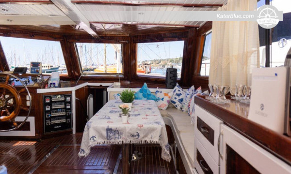 Aluguel de goleta de luxo na pitoresca Baía de Göcek, Yalikavak, Turquia.