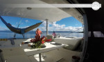Luxury catamaran skippered charters Bay of Islands Fiji