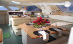 Opulent catamaran skippered day charters offer Lau Fiji