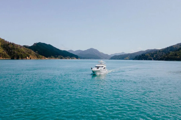 Deluxe motor yacht charters Tory Channel New Zealand