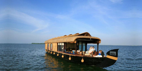 Blissful One-Night Houseboat Cruise Pamba River Kerala, India