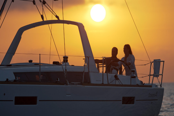 Opulentes Segelschiff Day Carter Pittwater Australien