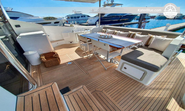 Azimut Yacht Day charters Los-Islotes Meksikossa
