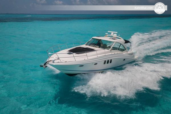 Luxusní pronájem motorové jachty na denním pobytu Hibiscus-Island Miami