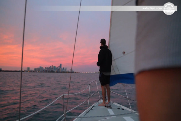 Catalina yacht full moon sail Nixon-Sandbar United-States
