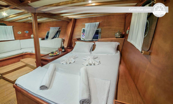 24mt wooden gulet crewed charter Tavsan-Island Turkey