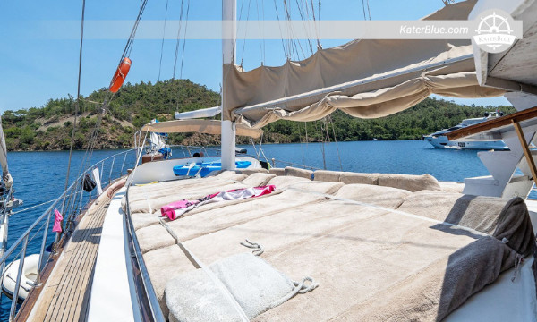 Goélette traditionnelle voile hebdomadaire Selimiye-Bodrum Turquie