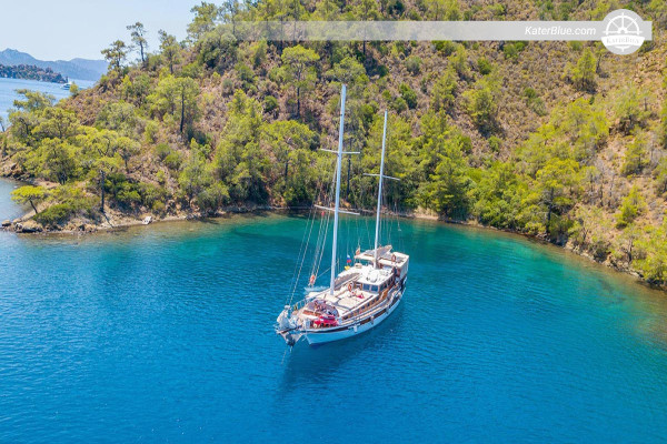 24mt gulet overnatning charter Orak-øen-Bodrum Tyrkiet