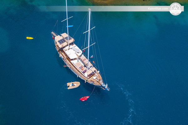 24m gulet tilbud overnatning charter Karaada-Bodrum Tyrkiet