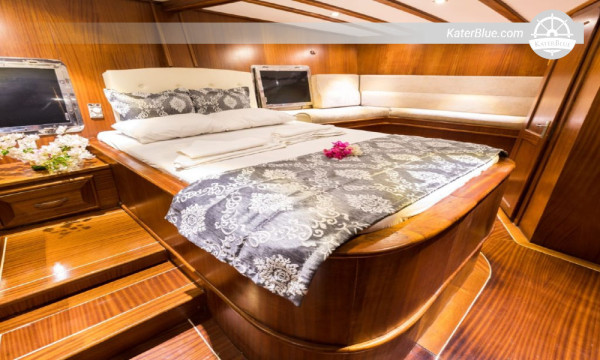 Sewa kapal gulet tradisional 26m untuk mingguan di Bodrum, Turki.