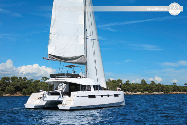 45ft catamaran weekly skippered charter Marmaris Turkey
