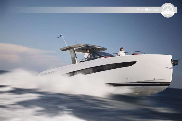 トルコで販売中の2024年式フィアート・シーウォーカー43、2キャビンモーターヨット