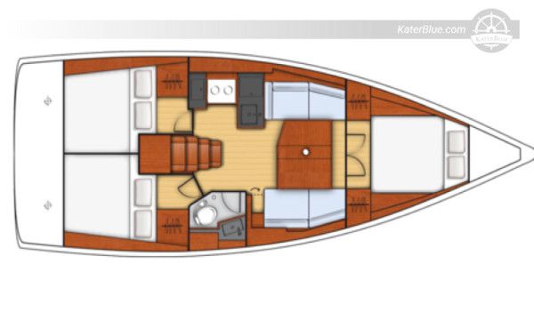 2017 Beneteau Oceanis 38.1 – 3 kabine, dvostruka kormila, pomoćni čamac, spreman za najam, baza u Hrvatskoj