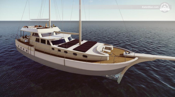 Goélette de 24 m en acajou, certifiée CE, 6 cabines, rénovée en 2019 – Usage privé ou charter, pavillon turc