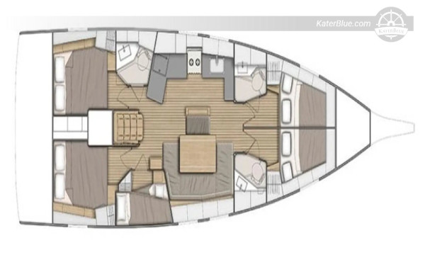 Beneteau Oceanis 46.1 2020 na sprzedaż - 13,65 m², 5 kabin, doskonały stan, z siedzibą na wyspie Kos w Grecji