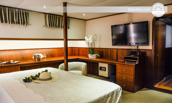 Goélette de luxe en acier de 33 m, construite en 2007 / rénovée en 2019 – 5 cabines, certifiée CE, pavillon turc – Location ou usage privé