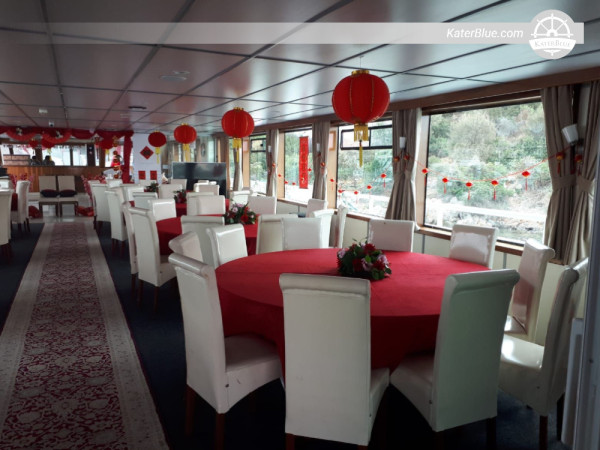 Yacht à moteur en acier de 36 m, construction 2012, certifié pour 250 passagers, basé à Muğla – Équipé de panneaux solaires et prêt pour la location