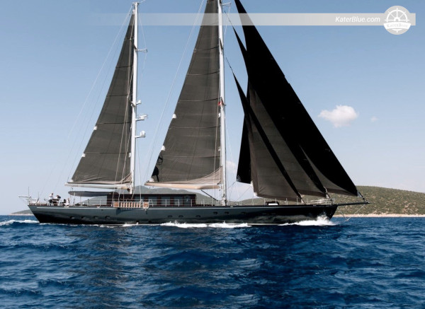 Goélette de luxe en acier de 40 m, construite en 2015, 5 cabines, basée à Bodrum – Location ou usage privé