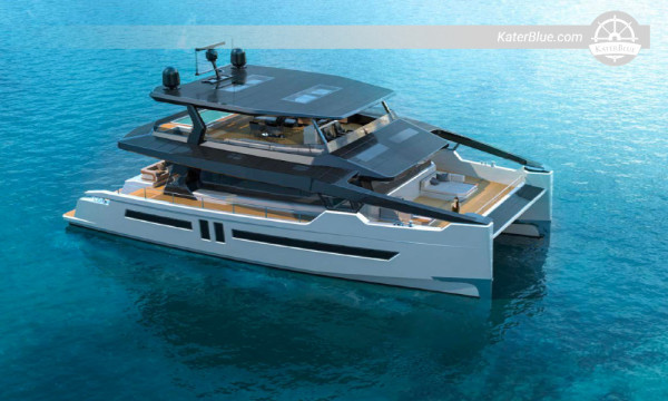 Alva Yachts Ocean Eco 60 Explorer, catamaran 18,4 m, construction 2023 – entièrement électrique, à énergie solaire et certifié CE