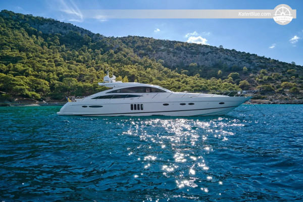 Princess V70 Motor Yacht til salg - 2007, 21,69m, 3+1 kahytter, renoveret 2021, Athen Grækenland