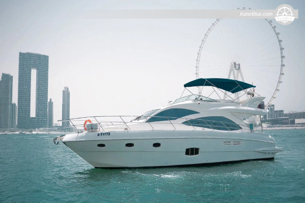 Hodinový pronájem soukromé jachty s kapitánem v Dubaji – Marina, Ain Dubai a JBR