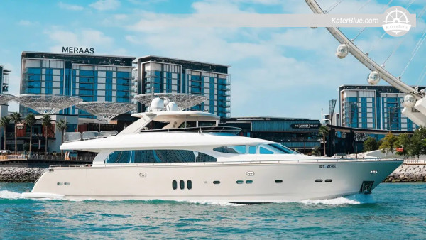4hodinová luxusní plavba jachtou z dubajského přístavu s Marina Skyline, JBR, Ain Dubai, Atlantis a Burj Al Arab – zážitek s kapitánem