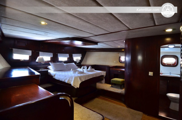 2000 Custom Made Gulet for Sale – 33m Traditional Wooden Sailing Yacht with 5 Cabins – Bodrum, Turkey