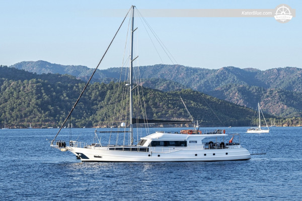 Goélette sur mesure de 2021 à vendre – 26 m, 6 cabines, bimoteur, pavillon turc – Fethiye