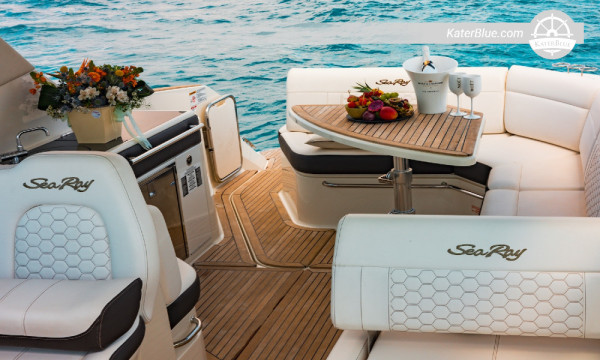 Ayia Napa Half-Day Charter - Sea Caves, Love Bridge, Cape Greco, Konnos Bay, Optional Blue Lagoon - 4 Hours - SEA RAY 320, Skippered Private Tour with Snacks & Drinks