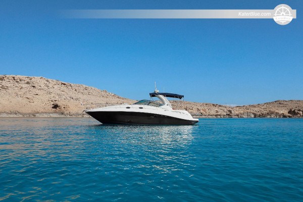 6‑Hour Day Charter from Ayia Napa – Sea Caves, Love Bridge, Cape Greco, Konnos Bay, Blue Lagoon, Green Bay – Skippered on Sea Ray 375