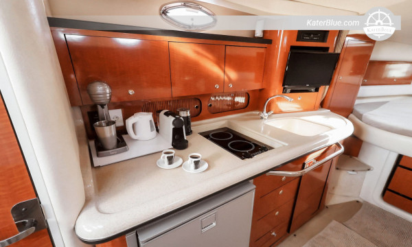 Half‑Day Private Charter from Ayia Napa – Sea Caves, Love Bridge, Cape Greco, Konnos Bay, Blue Lagoon (WX Permitting) – 4 Hours, Skippered on Sea Ray 375