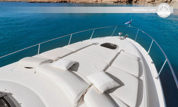 Full‑Day Private Charter from Ayia Napa – Sea Caves, Love Bridge, Cape Greco, Konnos Bay, Blue Lagoon, Fig Tree Bay, Green Bay – 8 Hours, Skippered on Sea Ray 375