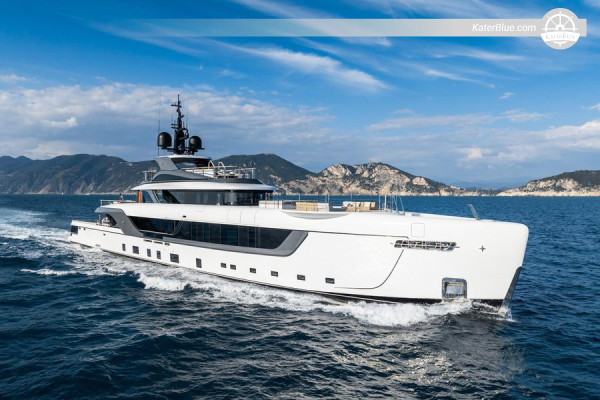 Admiral 55 S-Force (2024) – 55 m aluminiums-superyacht, Armani Casa, Carrara