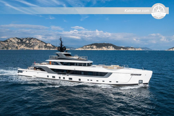 Admiral 55 S-Force (2024) – 55 m aluminiums-superyacht, Armani Casa, Carrara