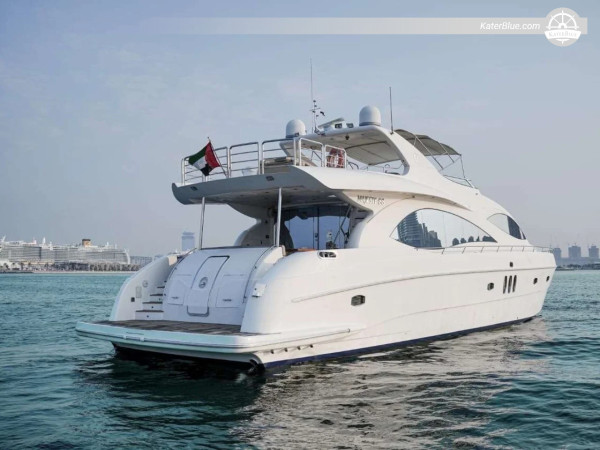 7-дневный круиз по Джумейре и Дубайскому заливу на моторной яхте Majesty 88 из Дубай Марины.