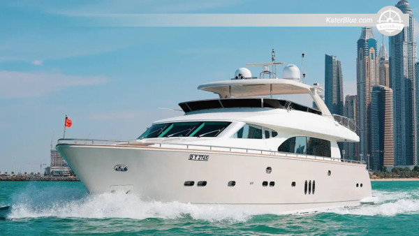 7-dages krydstogt til øerne i Abu Dhabi på en 98 fods motoryacht fra Dubai Marina