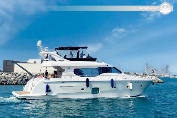 Skippered Weekly Charter på Sunseeker 131 ft – Luksusøer &amp; Kysthøjdepunkter – Dubai Marina til Al Marjan Island, Abu Dhabi Corniche, Saadiyat Island, Yas Island, Sir Bani Yas &amp; Verdensøerne