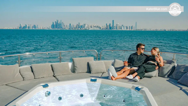7-dages Abu Dhabi-ferie på Sunseeker 131 Tri-Deck Superyacht fra Dubai Marina