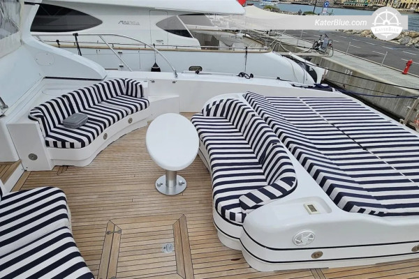 Sprzedam Mangusta 105 Sport 1999 – 31,4 m otwarty mega jacht, 4 kabiny, Udine, Włochy