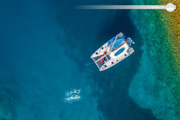 Location à la semaine sans équipage, catamaran Excess 11 | 4+2 cabines, Fethiye, Turquie