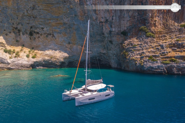 Location à la semaine sans équipage, catamaran Excess 11 | 4+2 cabines, Fethiye, Turquie