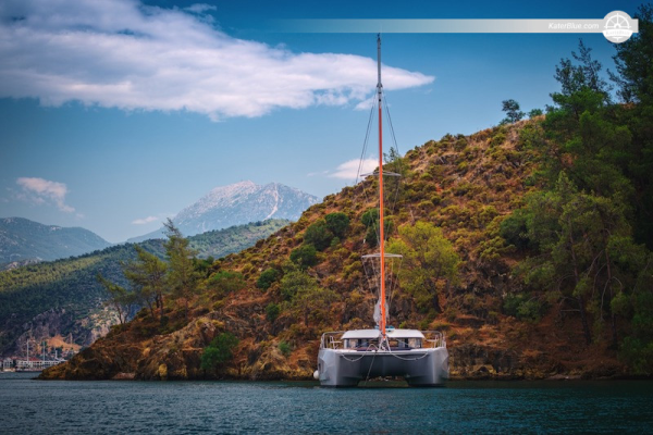 Location à la semaine sans équipage, catamaran Excess 11 | 4+2 cabines, Fethiye, Turquie