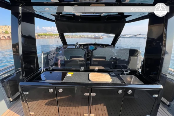 Prestige 460 2019 na prodej v Mandelieu-la-Napoule, Francie – 12,54 m Flybridge Cruiser, 2 kabiny, Volvo IPS