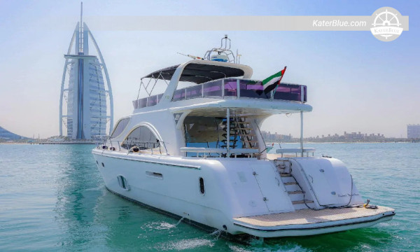 75 ft Mürettebatlı Motor Yat - Dubai Yat Limanı'ndan Jebel Ali, Ghantoot, Yas Körfezi, Saadiyat ve Dalma'ya 7 Günlük Abu Dabi ve Batı Adaları Gezisi