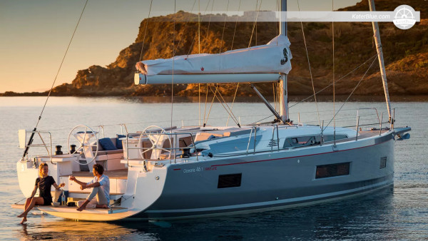 Beneteau Oceanis 46.1 Noleggio settimanale a scafo nudo da Leucade – Rotta Cefalonia, Itaca e Meganissi