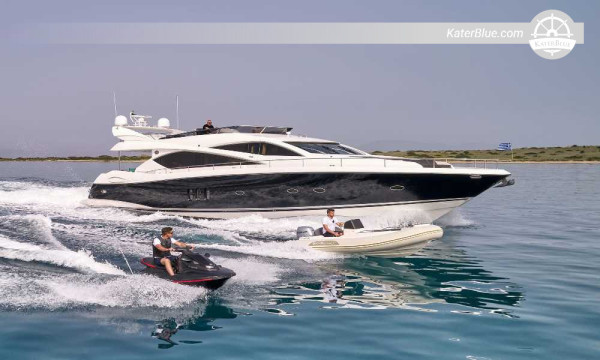 Sunseeker 75 Classic Saronic Escape – Czarter z załogą w Atenach na Eginę, Poros, Hydrę, Spetses, Ermioni i Agistri (7N/8D)