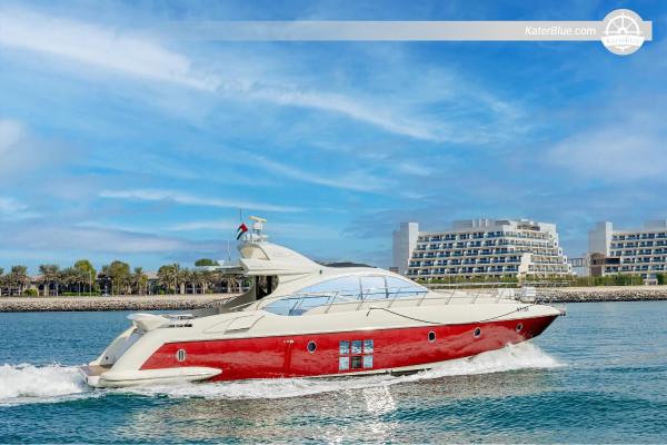 Týdenní plavba lodí Azimut 68 Dubai Landmarks – z Palm Jumeirah na světové ostrovy